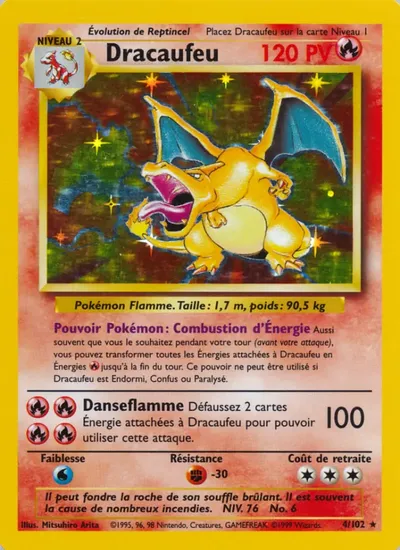 Carte Dracaufeu, Set de Base, 4/102